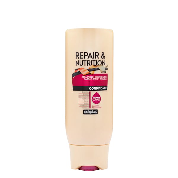 Acondicionador Repair & Nutrition Deliplus cabello seco y dañado con 8 agentes reparadores 1