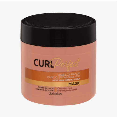 Mascarilla Curl Perfect Deliplus cabello rizado apto para método curly