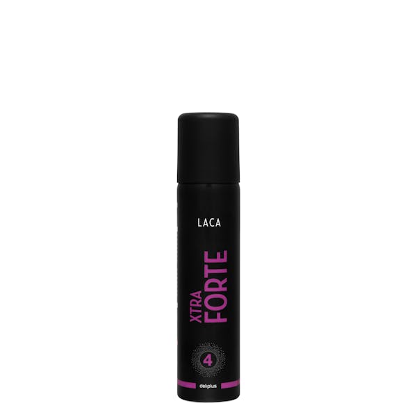 Laca cabello Xtra Forte Deliplus fijación 4 tamaño viaje 1