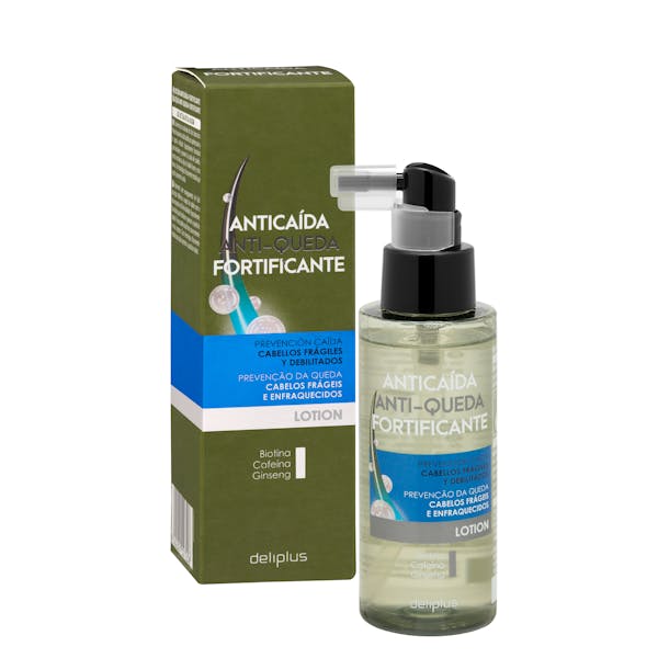 Sérum Anticaída Fortificante Deliplus con ginseng, biotina y cafeína 1