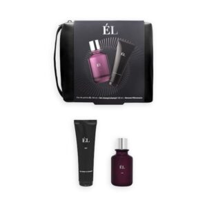 Lote hombre Él contiene eau de parfum 100ml, gel champú 100ml y neceser