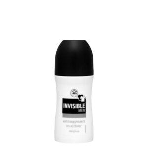 Desodorante roll-on Invisible men Deliplus antitranspirante 0% alcohol